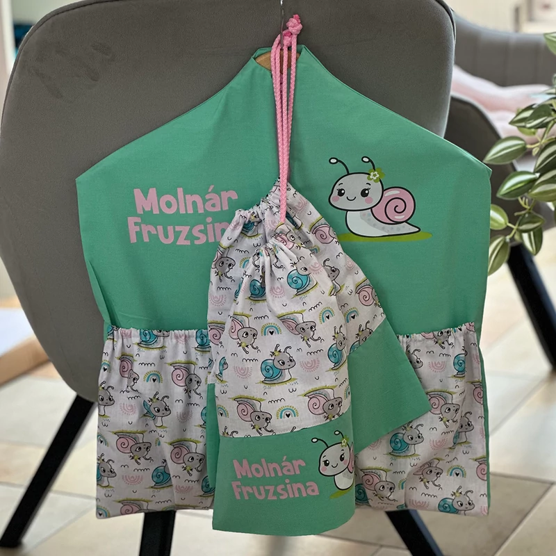 Ovizsák szett - Csigabiga (Menta) - Egyedi felirattal is rendelhető