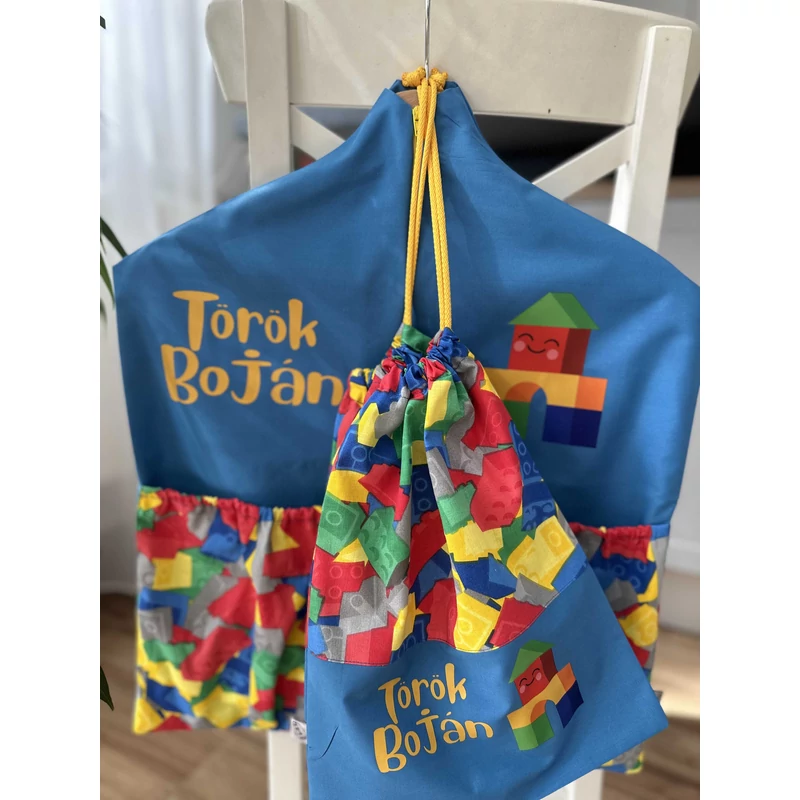 Ovizsák szett - Legó - Egyedi felirattal is rendelhető