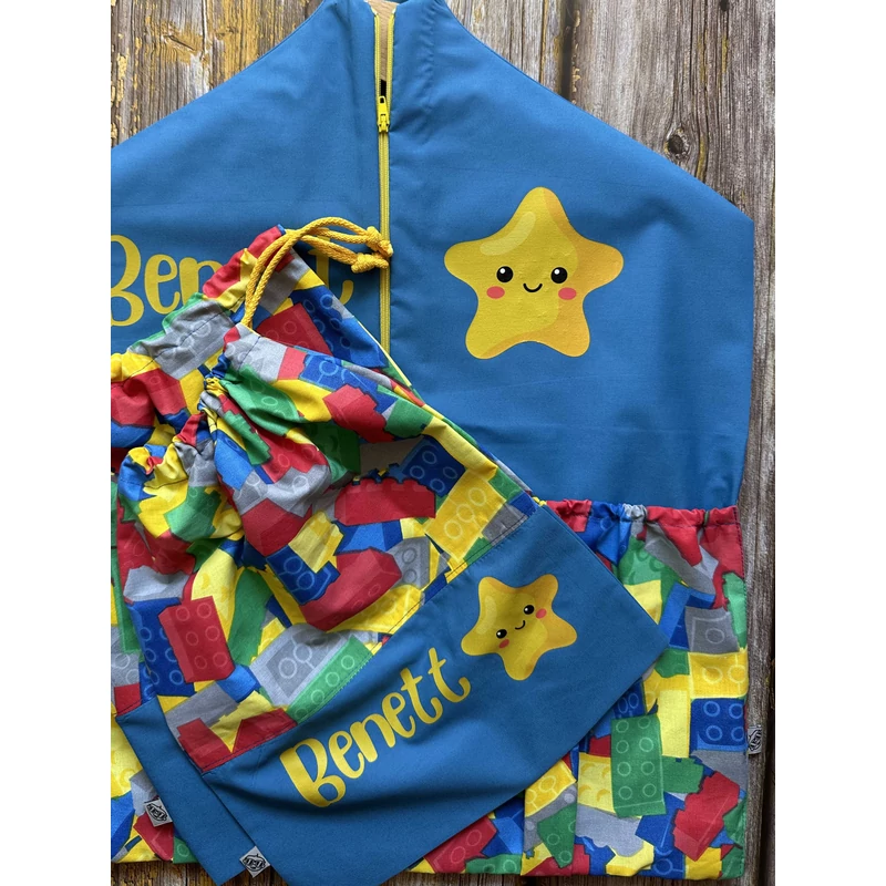 Ovizsák szett - Legó - Egyedi felirattal is rendelhető