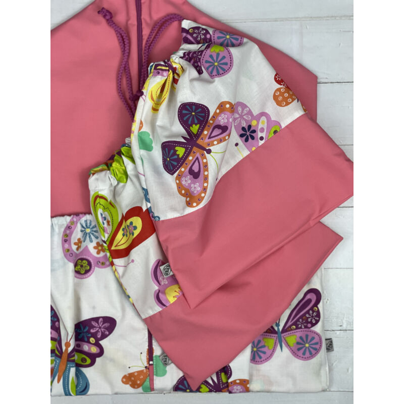 Ovizsák szett - Pillangó (Rózsaszín) - Egyedi felirattal is rendelhető