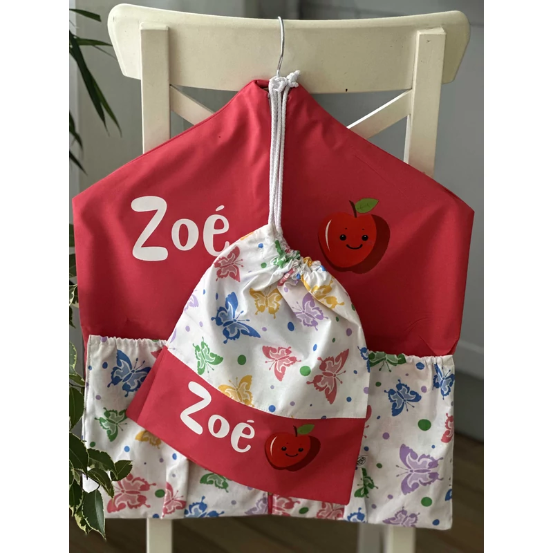 Ovizsák szett - Pillangó (Rózsaszín) - Egyedi felirattal is rendelhető