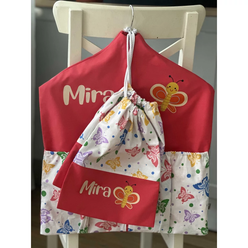 Ovizsák szett - Pillangó (Rózsaszín) - Egyedi felirattal is rendelhető