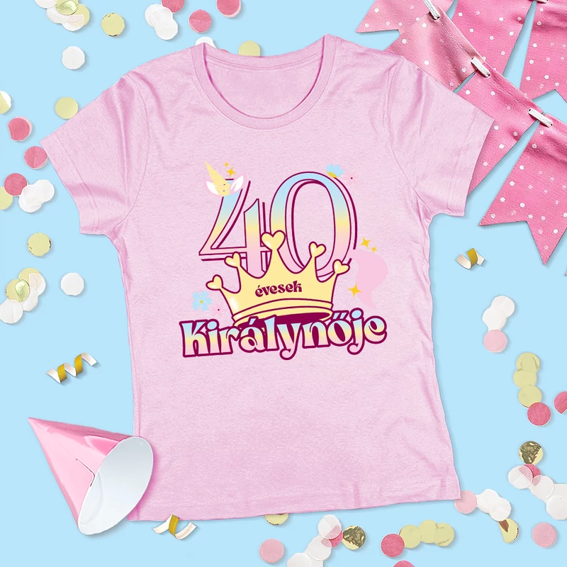 40 évesek királynője (Unikornis változat) - Női póló