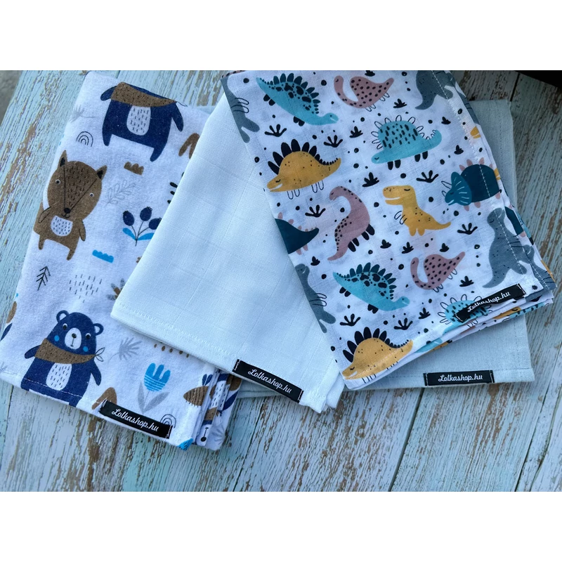 Kisfiús Textil Pelenka Csomag (4 db)