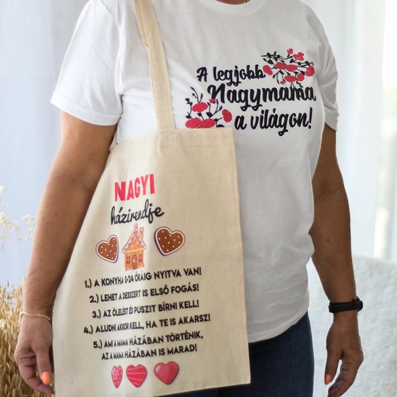 Nagyi házirendje - Vászontáska