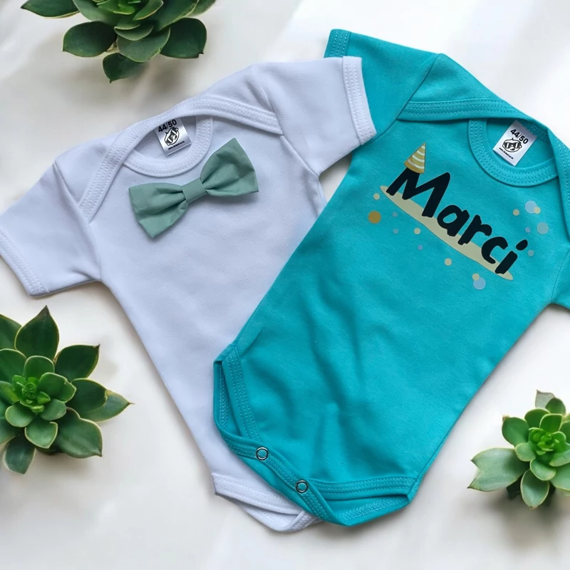 Kicsi Dínó Megérkeztem -  Babadoboz (Egyedi névvel)