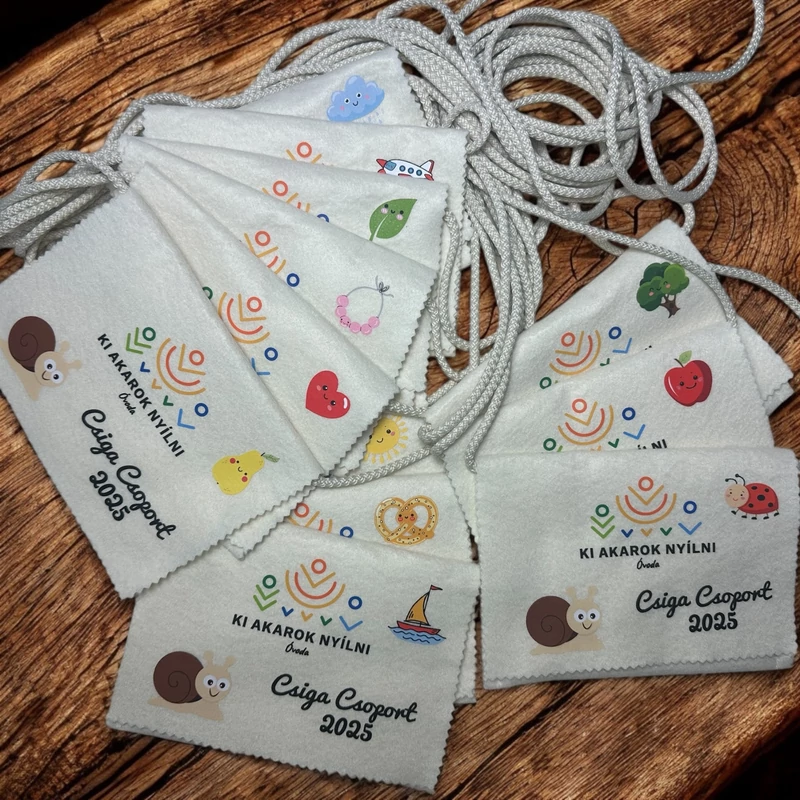 Egyedi tervezésű Ballagási tarisznya egyedi névvel, ovis jellel (07B típus, egyedi)