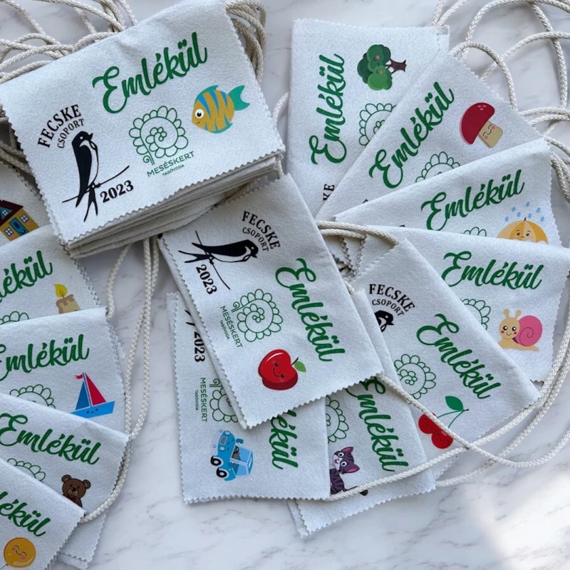 Egyedi tervezésű Ballagási tarisznya egyedi névvel, ovis jellel (07B típus, egyedi)