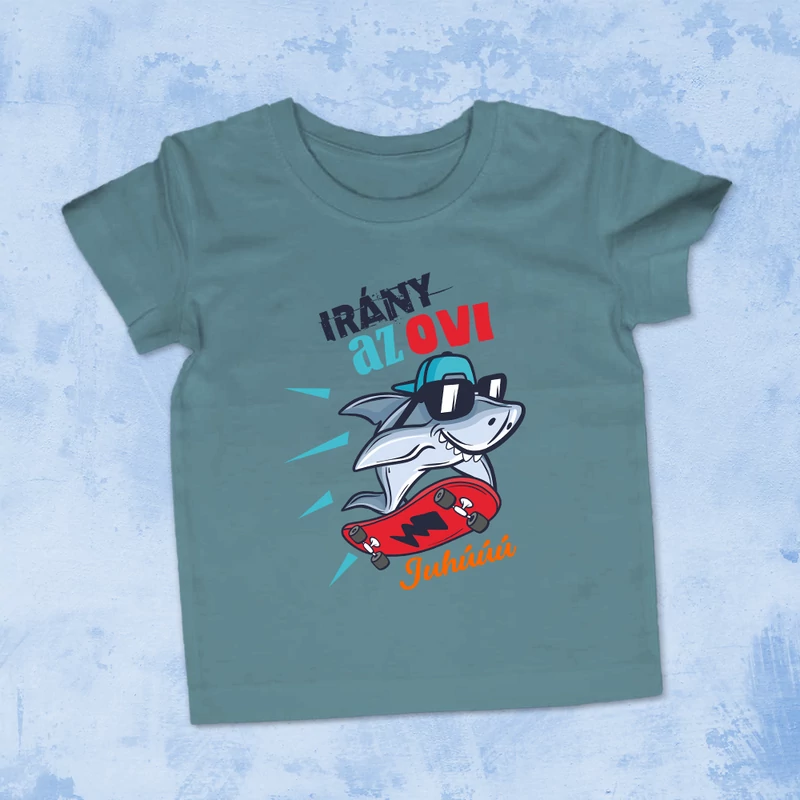 Irány az ovi (Cápa)  - Gyerek póló