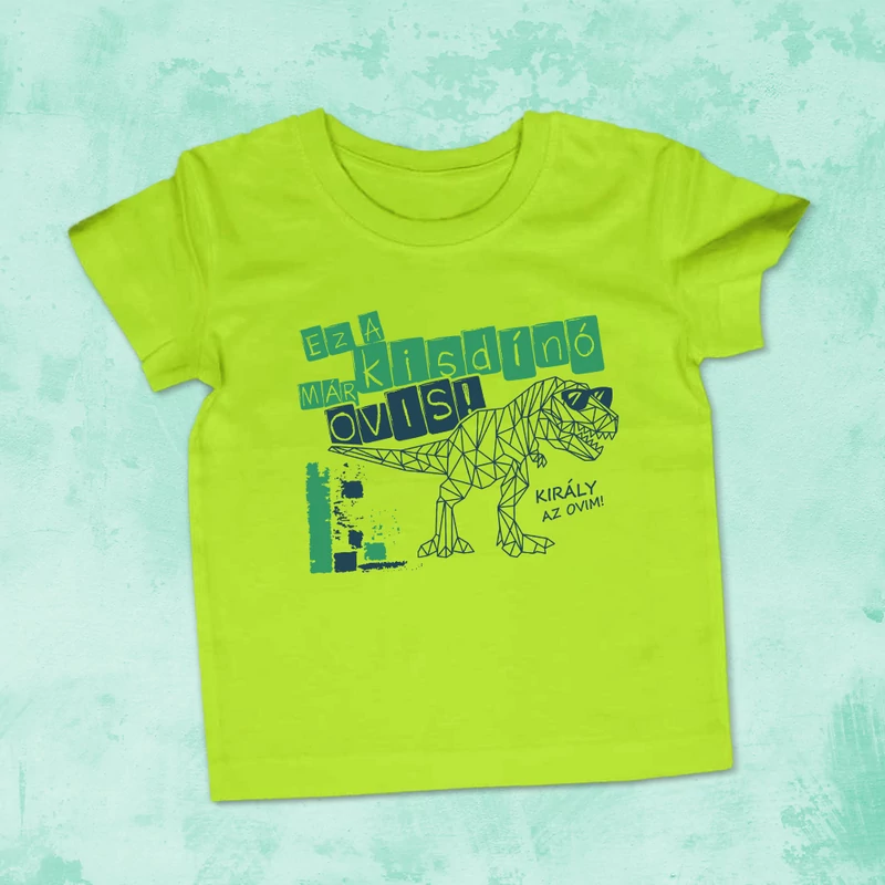 Ez a kisdínó már ovis - Gyerek póló