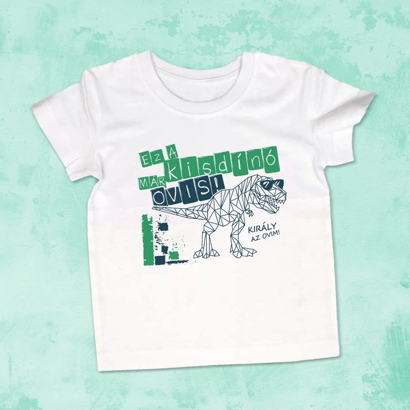 Ez a kisdínó már ovis - Gyerek póló