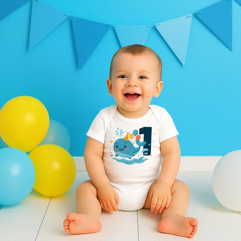 Bálnás első szülinap  - Babaruha