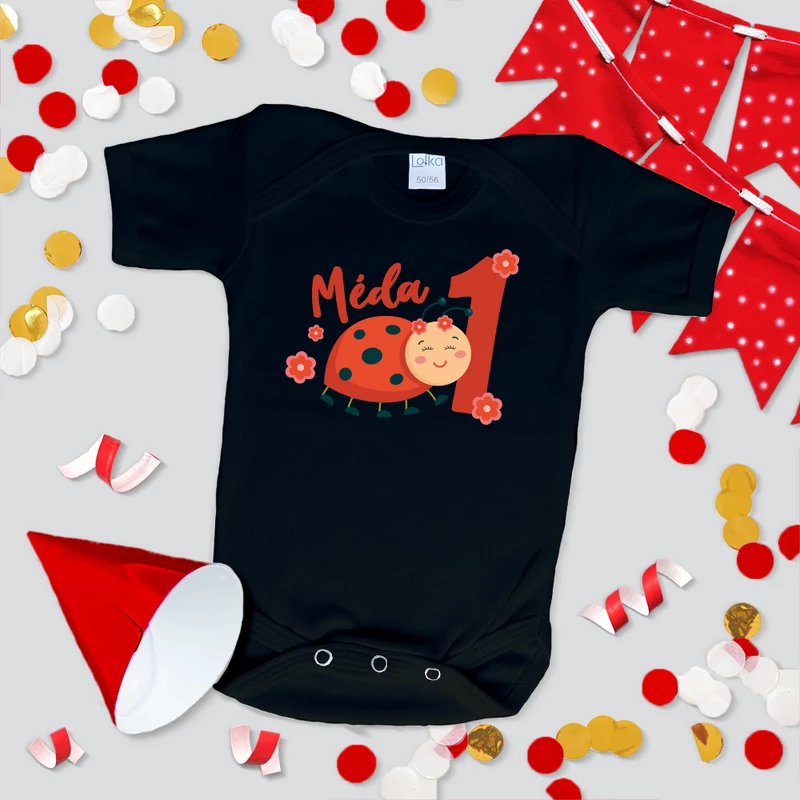 Első szülinap, Katica (Egyedi felirattal) - Babaruha